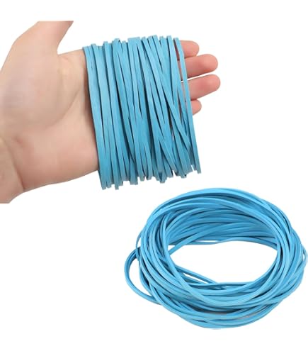 輪ゴム Amazon | 輪ゴム 太い 幅3mm 厚み1.4mm ゴムバンド 6倍の伸縮性 高寿命